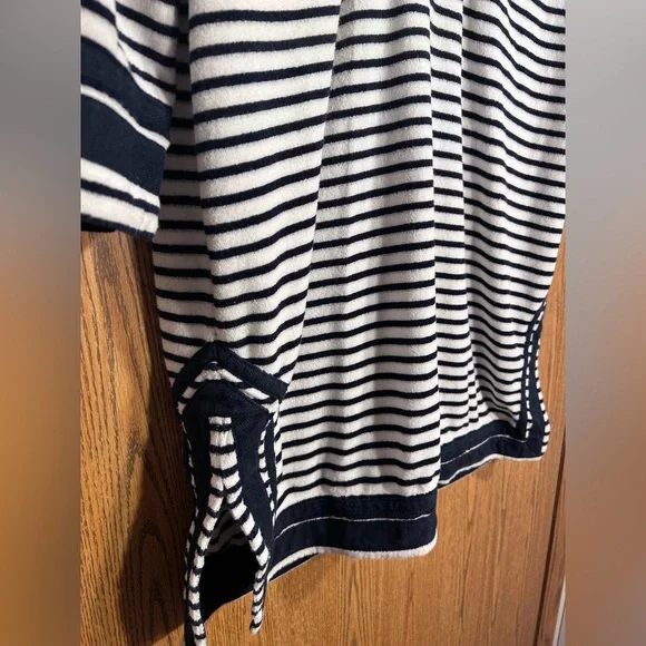 Tory Burch Striped Terrycloth Tunic Cover Up - Picture 4 of 5